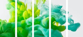 Εικόνα 5 μερών σε πράσινη απόχρωση - 200x100