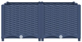 vidaXL Ζαρντινιέρα 80 x 80 x 38 εκ. από Πολυπροπυλένιο