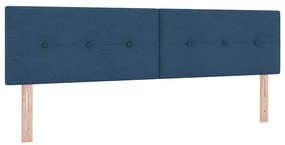 vidaXL Κεφαλάρι με κεφαλάρι Μπλε 180 cm ύφασμα