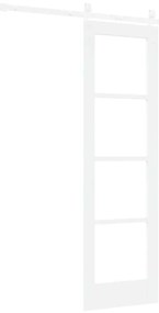 vidaXL Συρόμενη Πόρτα ORKDAL Λευκό 61 x 198.5 εκ. Μασίφ ξύλο πεύκου