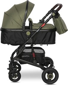 BABY STROLLER ALBA PREMIUM LODEN GREEN+ADAPTERS