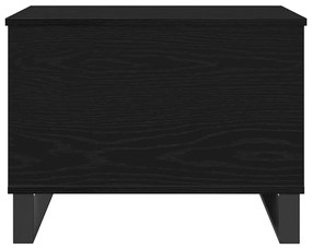 vidaXL Τραπεζάκι Σαλονιού Μαύρη δρυς 60 x 44.5 x 45 εκ