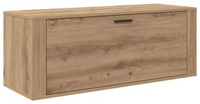 vidaXL Ντουλάπα Παπουτσιών με ράφι artisan δρυς 100 x 35 x 38 εκ.