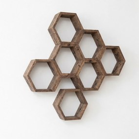 Ράφι Τοίχου Ξύλινο NEDO 31x9x36