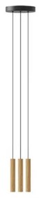 Κρεμαστό Φωτιστικό Οροφής 3xLED 2W Δρύινο Chimes Cluster 3 Umage-2230-Μπεζ 2230