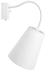 Φωτιστικό Τοίχου Flex Shade I 9764 White Nowodvorski Metal, Fabric