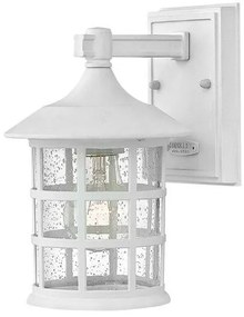 Φανάρι Απλίκα Φωτιστικό Τοίχου 1xE27 IP44 24cm Freeport Elstead Lighting-HK-FREEPORT2-S-TWH-Λευκό HK-FREEPORT2-S-TWH