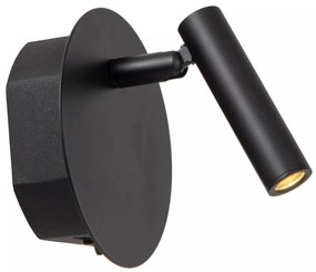Φωτιστικό Επίτοιχο Lucide 77288-03-30 JOLIJN Μαύρο Ματ (Black Mat) 3000 K