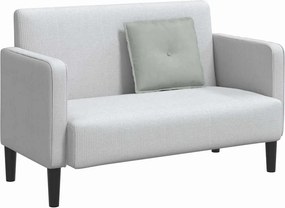vidaXL Μαξιλάρι Πλάτης Ανοιχτό γκρι 50 x 45 x 19 cm