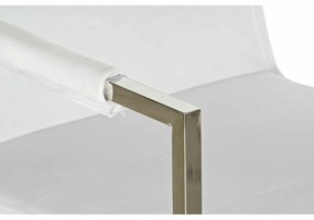Καρέκλα DKD Home Decor πολυεστέρας Χάλυβας Λευκό (56 x 68 x 92 cm)