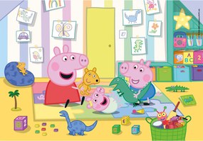 Clementoni Παιδικό Παζλ Super Color Peppa Pig 2x20 τμχ