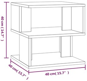 ΒΟΗΘΗΤΙΚΟ ΤΡΑΠΕΖΙ ΓΚΡΙ SONOMA 40X40X40 ΕΚ. ΕΠΕΞΕΡΓΑΣΜΕΝΟ ΞΥΛΟ 815811