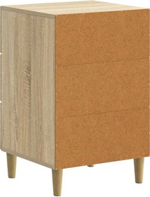 vidaXL Κομοδίνο Sonoma Δρυς 43 x 41 x 66,5 εκ. Επεξεργασμένο Ξύλο