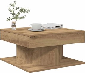 vidaXL Τραπεζάκι Σαλονιού τεχνίτης Δρυς 55x55x30 εκ Επεξεργασμένο Ξύλο