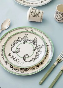 Service Plate Set (6 Pieces) DNR0056 Multicolor