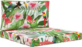 vidaXL Μαξιλάρι Καναπέ Εξωτερικού Χώρου 2 pcs πολύχρωμο Πολυεστέρας