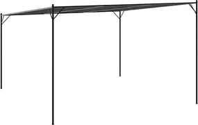 vidaXL Κιόσκι Ανθρακί 4x4 μ. 180 γρ/μ² από Ύφασμα και Ατσάλι