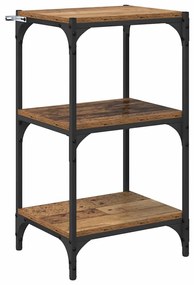 vidaXL Βιβλιοθήκη Παλαιό ξύλο 40 x 33 x 70,5 εκ.