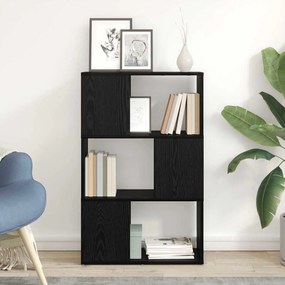 Σετ επίπλου τηλεόρασης Επιτοίχιο Μαύρο 60 x 24 x 94,5 εκ