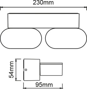 Απλίκα κήπου LED Latch Plus