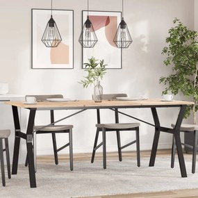 vidaXL Πόδια Τραπεζαρίας σε Σχήμα «Y» 160x80x73 εκ. Ατσάλι