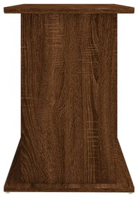 vidaXL Βάση Ενυδρείου Καφέ Δρυς 121x41x58 εκ. από Επεξεργασμένο Ξύλο