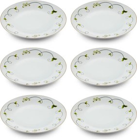 Dessert Plate Set (6 Pieces) DNR0067 Multicolor