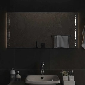vidaXL Καθρέφτης Μπάνιου με LED 100x50 εκ.