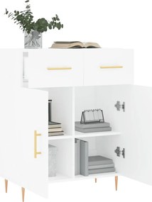 vidaXL Ντουλάπι Λευκό 69,5 x 34 x 90 εκ. από Επεξεργασμένο Ξύλο