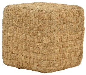 Σκαμπό Aropion Inart μπεζ 100%  γιούτα 40x40x40εκ Υλικό: 100%  JUTE 302-000029