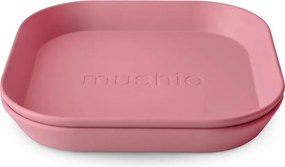 Πιάτα (Σετ 2τμχ) Mushie Dusty Rose 66-102153