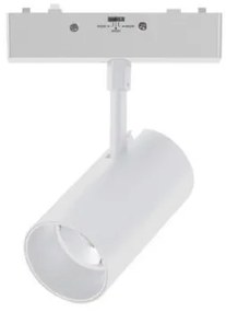 Μαγνητικό Σποτ Ράγας Ultra Thin LED 9W 3CCT Φ5cm InLight-TMU0110-White-Λευκό TMU0110-White