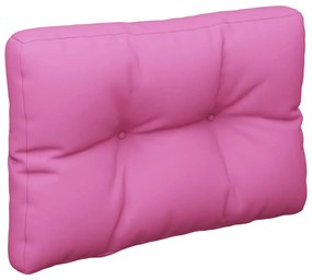 vidaXL Μαξιλάρι Παλέτας Ροζ 60 x 40 x 12 εκ. Υφασμάτινο