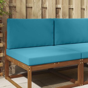 vidaXL Μαξιλάρι Καναπέ Εξωτερικού Χώρου 2 pcs Βασιλικό Μπλε