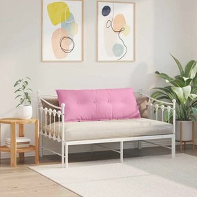 vidaXL Μαξιλάρι Πλάτης Ροζ 120 x 19 x 50 εκ ύφασμα