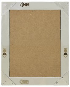 Καθρέφτης Τοίχου με Μπαρόκ Στιλ Ασημί 50 x 60 εκ. - Ασήμι