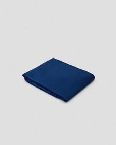Βαμβακερό Blue Navy Σεντόνι με Λάστιχο Zonar