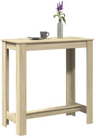 Τραπέζι Μπαρ Sonoma Δρυς 102x50x103,5εκ. Επεξεργ. Ξύλο