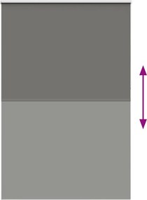 vidaXL Roller Blind Blackout γκρί 165x210 cm Πλάτος υφάσματος 161,6cm