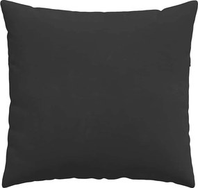 vidaXL Μαξιλάρι Καναπέ 2 pcs Μαύρο 50 x 50 cm ύφασμα