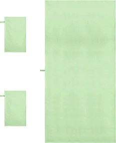 vidaXL Σύνολο πετσέτας αθλητισμού 3 pcs Πράσινο