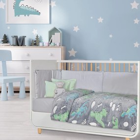 DAS BABY ΚΟΥΒΕΡΤΑ FLEECE 80X110 RELAX 4865 ΓΚΡΙ, ΜΠΛΕ, ΠΡΑΣΙΝΟ