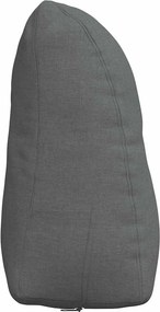 vidaXL Μαξιλάρι Πλάτης Σκούρο Γκρι 45 x 50 x 24 cm ύφασμα