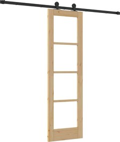 vidaXL Συρόμενη Πόρτα ORKDAL Φυσικό 61 x 198,5 εκ.