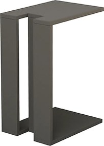 Τραπεζάκι βοηθητικό Muju Megapap χρώμα ανθρακί 30x40x57εκ.