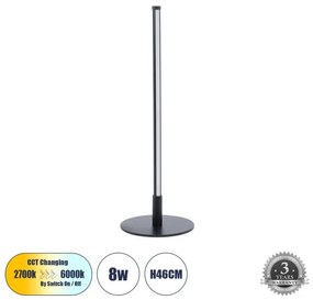 Επιτραπέζιο Φωτιστικό Mαύρο DALUMA 60467 Globostar-60467-Μαύρο 60467