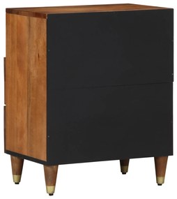 vidaXL Κομοδίνο 50x33x60 εκ. από Μανγκό ξύλο