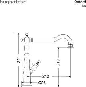 Bugnatese Oxford 6382 Bronze - Μπαταρία Κουζίνας
