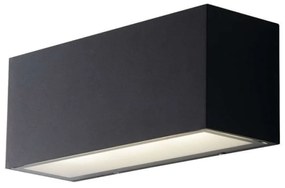 Φωτιστικό Τοίχου - Απλίκα Twin LED-W-TWIN-XL ANT 40W Led 30x10,8x12cm Anthracite Intec