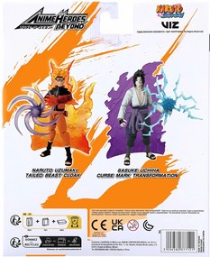 Εικόνες σε δράση Naruto Shippuden Bandai Anime Heroes Beyond: Sasuke Uchiha 17 cm